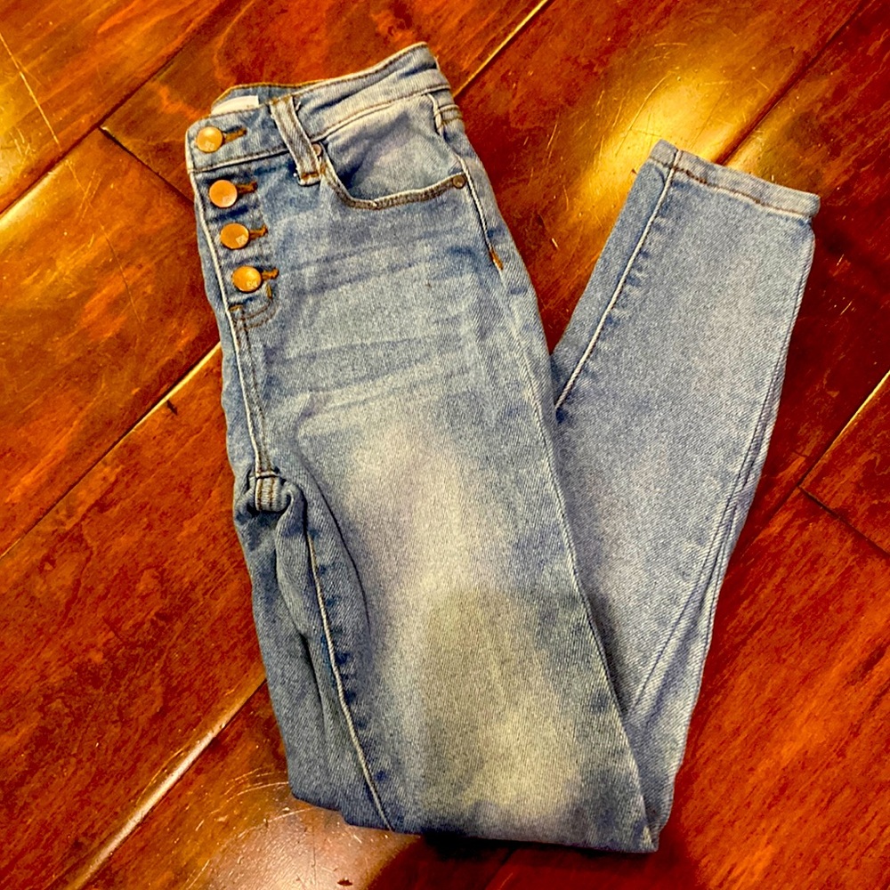 RSQ High Rise Ankle Skinny Jeans Girls Size 12
